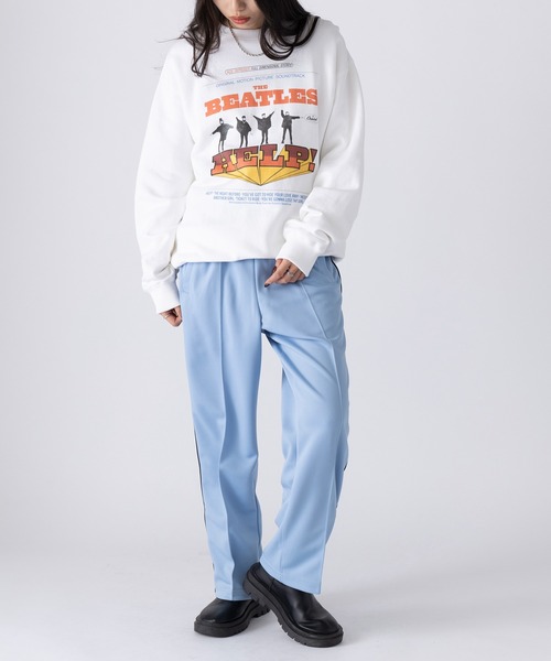 United Athle(ユナイテッドアスレ)の「雑誌『FINEBOYS』1月号にて目黒蓮さん着用!【United Athle】7.0オンス スムース サイドライン トラックパンツ 1902(スウェットパンツ・メンズ・ネイビー/ブラック/ブラック系その他2/サックスブルー/グレー/ベージュ・M/L/XL/S)」の20枚目の写真