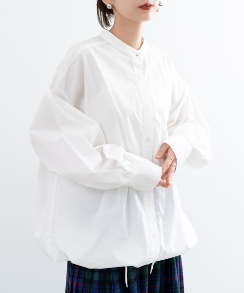 refinedworks（リファインドワークス）の「【refinedworks】 refinedworks人気のサークルブラウス！（シャツ/ブラウス・レディース・ブラック/ブルー/ホワイト・FREE）」の4枚目の写真