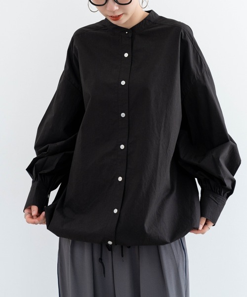 refinedworks（リファインドワークス）の「【refinedworks】 refinedworks人気のサークルブラウス！（シャツ/ブラウス・レディース・ブラック/ブルー/ホワイト・FREE）」の12枚目の写真