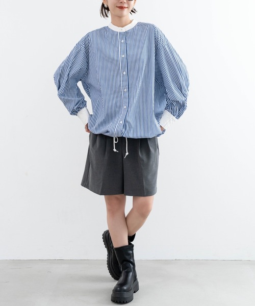 refinedworks（リファインドワークス）の「【refinedworks】 refinedworks人気のサークルブラウス！（シャツ/ブラウス・レディース・ブラック/ブルー/ホワイト・FREE）」の20枚目の写真