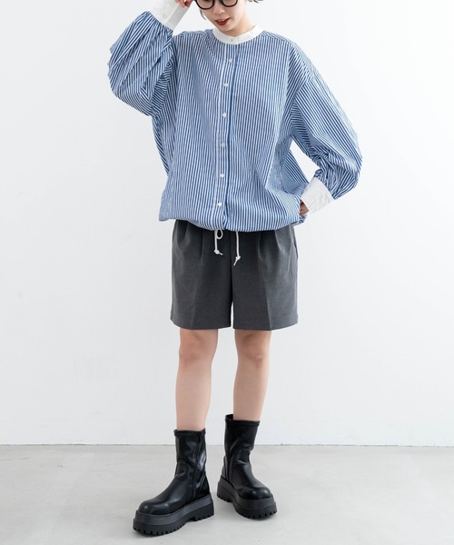 refinedworks（リファインドワークス）の「【refinedworks】 refinedworks人気のサークルブラウス！（シャツ/ブラウス・レディース・ブラック/ブルー/ホワイト・FREE）」の22枚目の写真