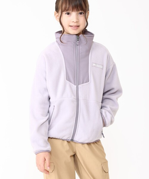 Columbia(コロンビア)の「Columbia/キッズ セコイアグローブ フルジップ フリース/コロンビア(その他トップス・キッズ・グリーン/レッド/ベージュ/ブラック/ブラック系その他/ブルー系その他/パープル/ベージュ系その他・XXS/XS/L/S/M)」の7枚目の写真