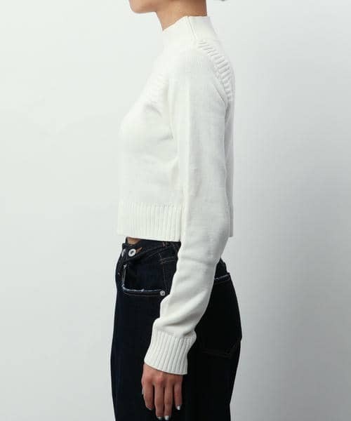 BACK TO THE FIELD（バック トゥー ザ フィールド）の「【MLB】エンボスハイネックニットトップス（ニット/セーター・レディース・レッド/ホワイト/ブラック・FREE）」の20枚目の写真