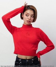 BACK TO THE FIELD | 【MLB】刺繍ハイネックニットトップス(ニット/セーター)