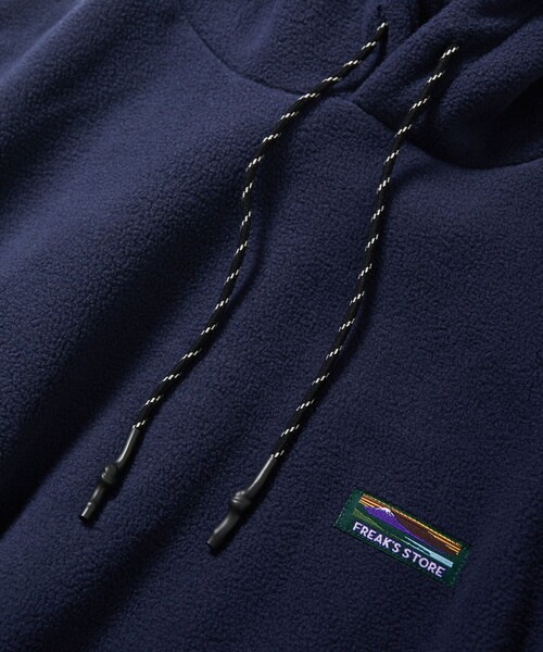 FREAK'S STORE（フリークスストア）の「限定展開 ビッグシルエット サイドポケット フリース プルオーバー パーカー（パーカー・メンズ・チャコールグレー/グレー/グレイッシュベージュ/オリーブ/ブラック/ネイビー・SMALL/MEDIUM/LARGE）」の13枚目の写真