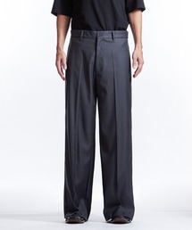 ZIP FIVE -White Line-（ジップファイブホワイトライン）の「【White Line】 ワイド ストレート スラックス（スラックス）」