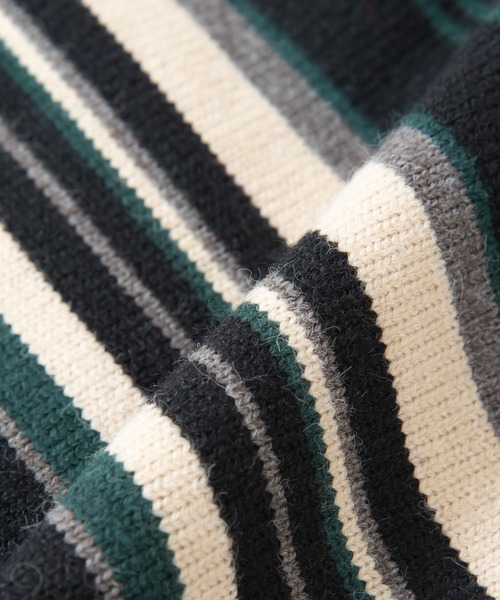 LOSUCA（ロスカ）の「ボーダーニットキャミワンピース  / ニットワンピース ボーダー ロング丈 ナチュラル フレンチ レトロ ヴィンテージ シティガール（ワンピース・レディース・ブラック・FREE）」の16枚目の写真