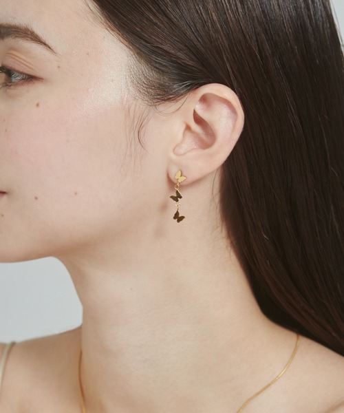専用/ジルサンダー、ゴールドの個性的なデザイン ピアス(両耳用) JIL SANDER（ジルサンダー）｜ピアス（両耳用）一覧 - WEAR
