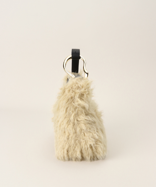 Casselini(キャセリーニ)の「【Casselini/キャセリーニ】Curly Poire bag 242-210515(ハンドバッグ・レディース・ベージュ/グレー・FREE)」の3枚目の写真