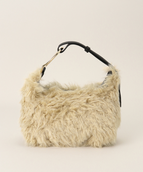 Casselini(キャセリーニ)の「【Casselini/キャセリーニ】Curly Poire bag 242-210515(ハンドバッグ・レディース・ベージュ/グレー・FREE)」の4枚目の写真