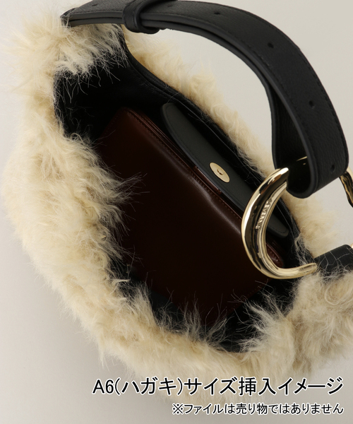 Casselini(キャセリーニ)の「【Casselini/キャセリーニ】Curly Poire bag 242-210515(ハンドバッグ・レディース・ベージュ/グレー・FREE)」の7枚目の写真