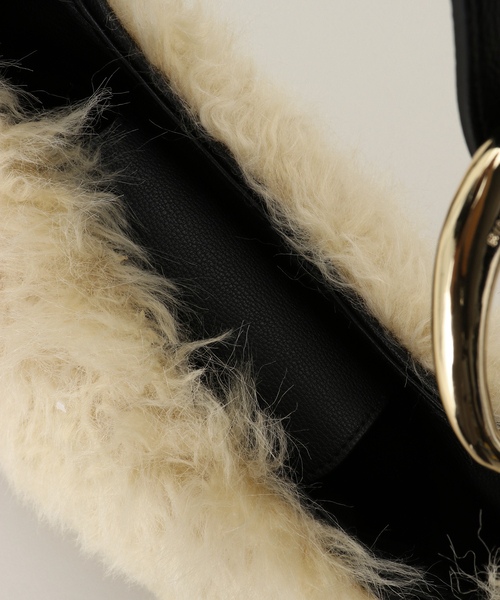 Casselini(キャセリーニ)の「【Casselini/キャセリーニ】Curly Poire bag 242-210515(ハンドバッグ・レディース・ベージュ/グレー・FREE)」の8枚目の写真