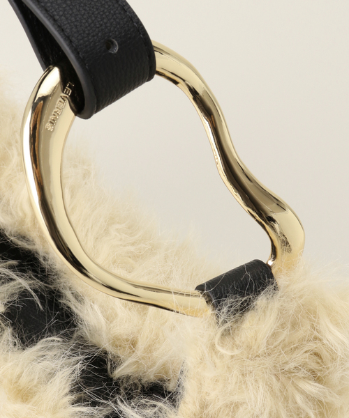 Casselini(キャセリーニ)の「【Casselini/キャセリーニ】Curly Poire bag 242-210515(ハンドバッグ・レディース・ベージュ/グレー・FREE)」の10枚目の写真