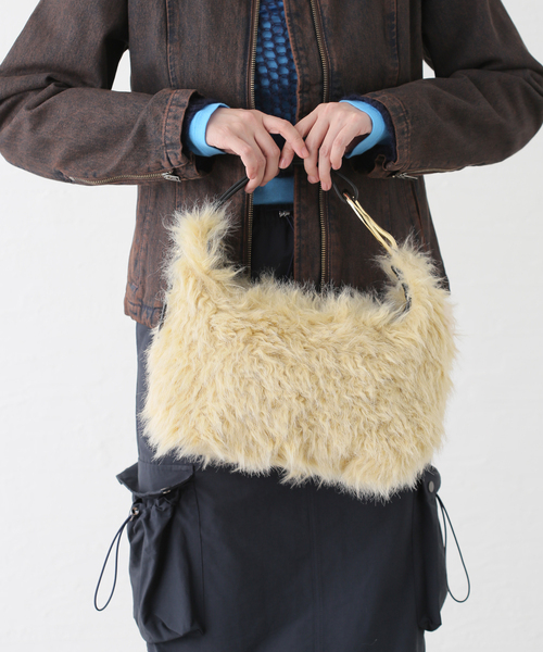Casselini(キャセリーニ)の「【Casselini/キャセリーニ】Curly Poire bag 242-210515(ハンドバッグ・レディース・ベージュ/グレー・FREE)」の16枚目の写真