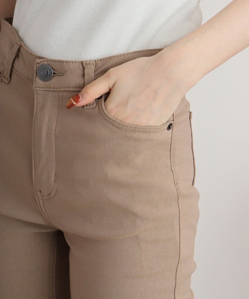 FUNALIVE（ファンアライブ）の「PULUTOARLE ハイストレッチスキニーパンツ（その他パンツ・レディース・ブラック/モカ・M/S/L）」の10枚目の写真