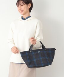 ◆チェックボートトート