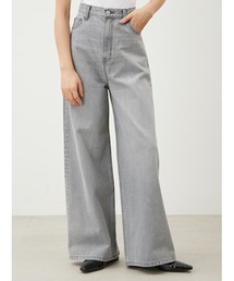 Mila Owen | 【WEB限定00サイズ】ハイウエストフレアデニムパンツ【手洗い可能】(デニムパンツ)