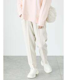 【イージーケア】ストレッチテーパードパンツ