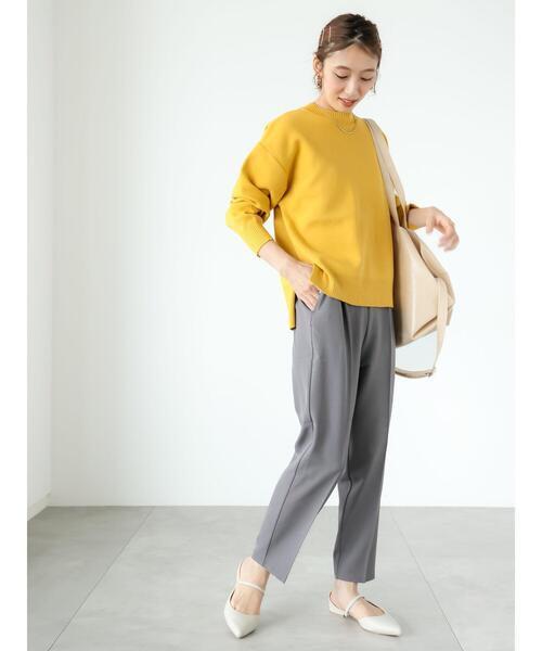 Lugnoncure（ルノンキュール）の「【イージーケア】ストレッチテーパードパンツ（その他パンツ・レディース・ピンク/グレー/ベージュ/ブラック/ブルー・L/M）」の8枚目の写真