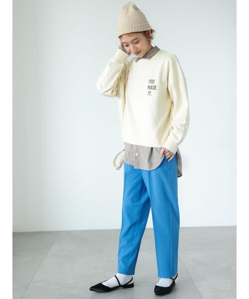 Lugnoncure（ルノンキュール）の「【イージーケア】ストレッチテーパードパンツ（その他パンツ・レディース・ピンク/グレー/ベージュ/ブラック/ブルー・L/M）」の10枚目の写真