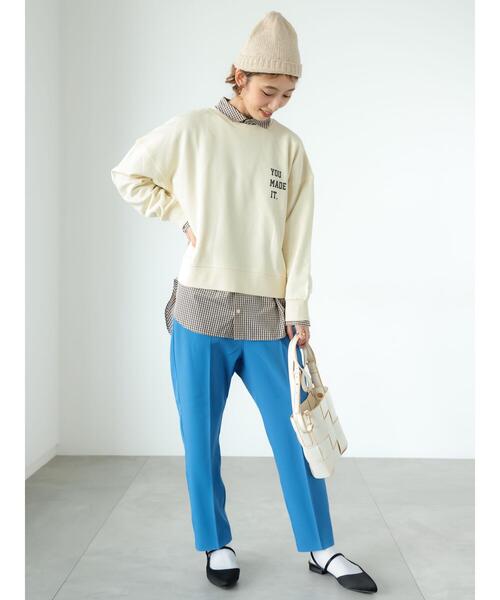 Lugnoncure（ルノンキュール）の「【イージーケア】ストレッチテーパードパンツ（その他パンツ・レディース・ピンク/グレー/ベージュ/ブラック/ブルー・L/M）」の11枚目の写真