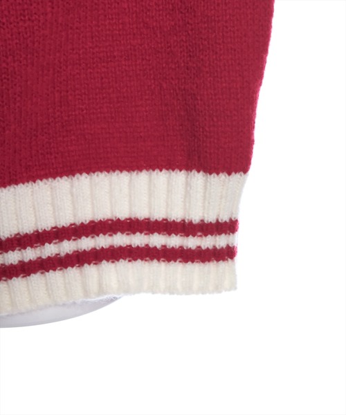 clear（クリア）の「サガラ刺繍ベアワッペンニットトップス [立体感 ゆったりシルエット]≪2024AW新作≫（ニット/セーター・レディース・レッド/ブラック/アイボリー・F）」の18枚目の写真