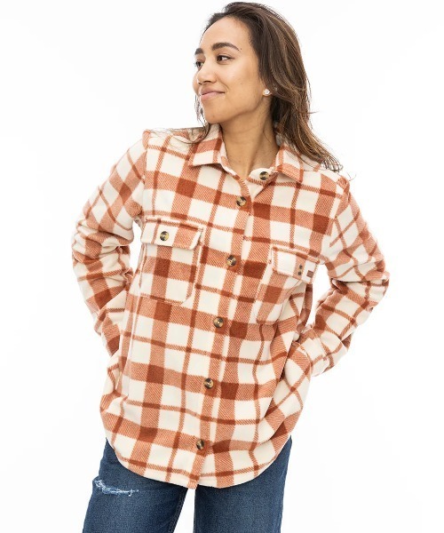 BILLABONG(ビラボン)の「BILLABONG レディース FORGE FLEECE 0 長袖シャツ/ビラボン総柄フリース長袖シャツ(シャツ/ブラウス・レディース・ライトブルー/ブラック/ネイビー/ブルー・MEDIUM)」の17枚目の写真