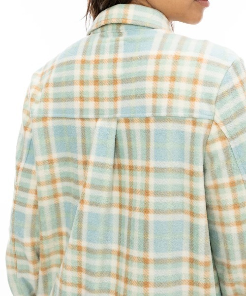 BILLABONG(ビラボン)の「BILLABONG レディース FORGE FLEECE 0 長袖シャツ/ビラボン総柄フリース長袖シャツ(シャツ/ブラウス・レディース・ライトブルー/ブラック/ネイビー/ブルー・MEDIUM)」の12枚目の写真