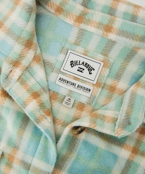 BILLABONG(ビラボン)の「BILLABONG レディース FORGE FLEECE 0 長袖シャツ/ビラボン総柄フリース長袖シャツ(シャツ/ブラウス・レディース・ライトブルー/ブラック/ネイビー/ブルー・MEDIUM)」の14枚目の写真