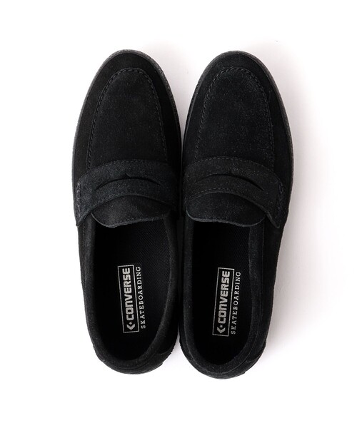 CONVERSE（コンバース）の「【CONVERSE/コンバース】CS LOAFER ⅡSK スエードローファー 24AW（スニーカー・メンズ・ブラック・26/27/28）」の2枚目の写真