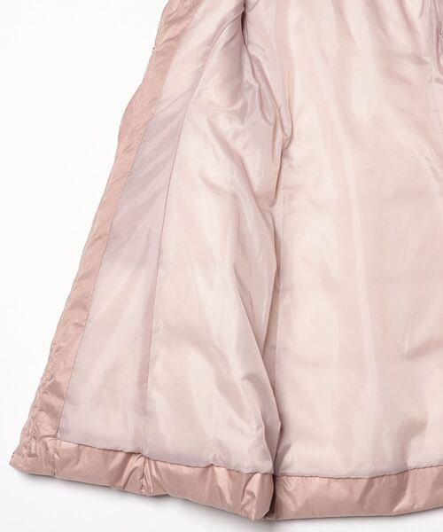 LAISSE PASSE（レッセパッセ）の「ウエストマークロングダウンコート（ダウンジャケット/コート・レディース・ブラック/ピンクベージュ・SMALL/MEDIUM）」の5枚目の写真