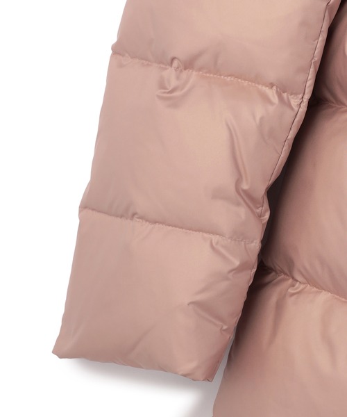 LAISSE PASSE（レッセパッセ）の「ウエストマークロングダウンコート（ダウンジャケット/コート・レディース・ブラック/ピンクベージュ・SMALL/MEDIUM）」の15枚目の写真