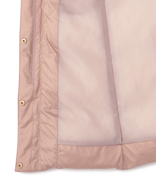 LAISSE PASSE（レッセパッセ）の「ウエストマークロングダウンコート（ダウンジャケット/コート・レディース・ブラック/ピンクベージュ・SMALL/MEDIUM）」の19枚目の写真