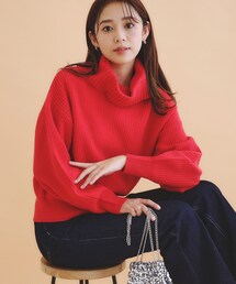 ◆オフタートルニット【洗える】