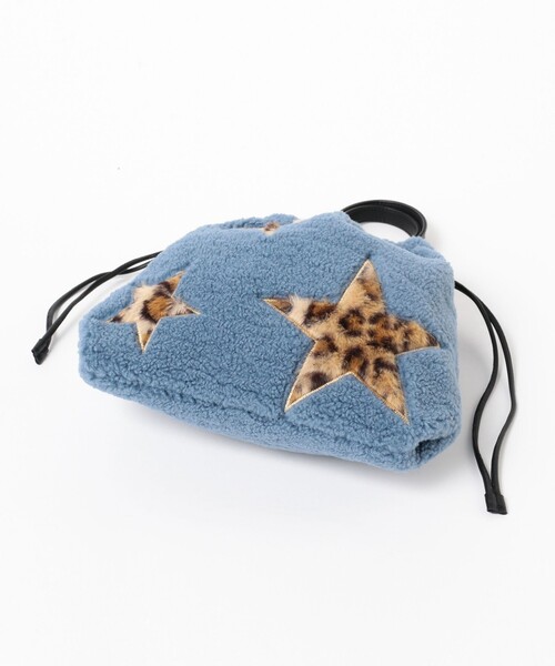 Ray BEAMS（レイビームス）の「【別注】CONTROL FREAK / ★ファー バッグ（トートバッグ・レディース・グレー/ブラック/サックスブルー・ONE SIZE）」の13枚目の写真