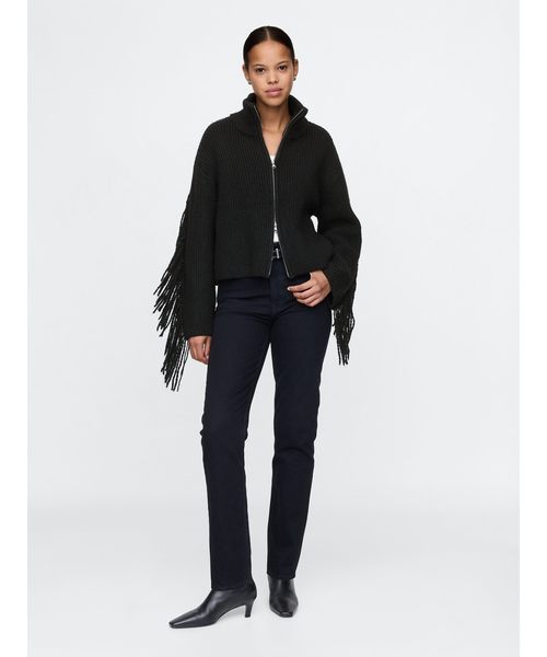 forme ボレロ　カーディガン　黒 フォルムフォルマ form forma 《バック刺繍》薄手シフォン