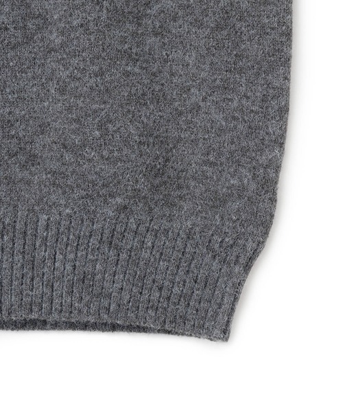 VIS（ビス）の「【洗える】ノルディック柄ハイネックニット（ニット/セーター・レディース・キナリ/グレー・FREE）」の19枚目の写真
