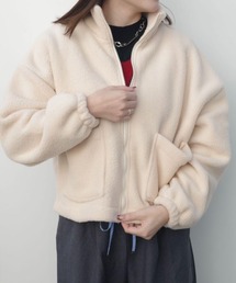 Vipoa（ヴィポア）の「ショート丈 ボアジャケット（その他アウター）」