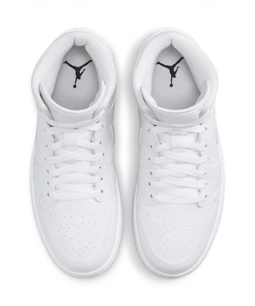 JORDAN BRAND(ジョーダンブランド)の「エア ジョーダン 1 MID ウィメンズシューズ / Air Jordan 1 Mid Women's Shoes DV0991-111 White(スニーカー・レディース・ホワイト・23/24/25/26/27/28/22/29/28.5/25.5/26.5/27.5/22.5/24.5/23.5)」の4枚目の写真