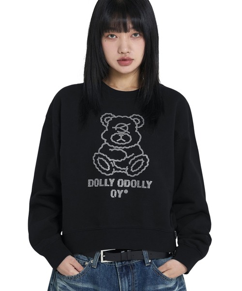 OY／オーワイスウェット黒色 OY トレーナー スウェット 「OY/オーワイ」 PATCH ODOLLY MTM