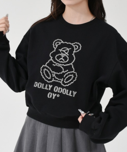 OY/オーワイ』 STONE DOLLY CROPPED CREWNECK/ストーン