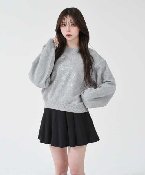 OY/オーワイ』 STONE DOLLY CROPPED CREWNECK/ストーン