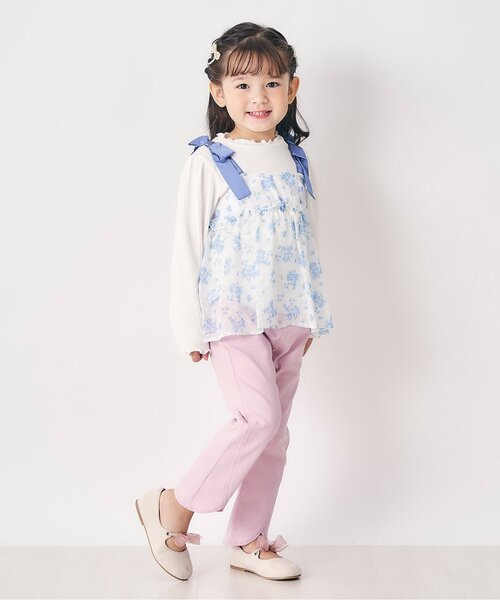 apres les cours(アプレレクール)の「パールリボンヘアクリップセット(その他ヘアアクセサリー・キッズ・アイボリー・FREE)」の2枚目の写真