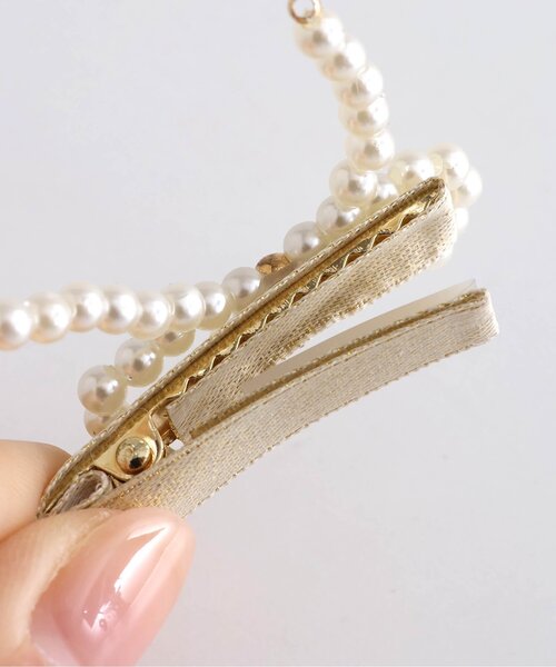 apres les cours(アプレレクール)の「パールリボンヘアクリップセット(その他ヘアアクセサリー・キッズ・アイボリー・FREE)」の13枚目の写真