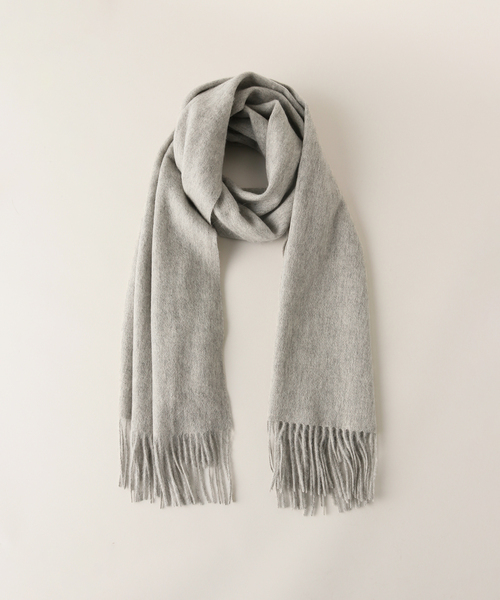 JOURNAL STANDARD relume（ジャーナルスタンダード　レリューム）の「《追加2》RELUMEウールストール（マフラー・レディース・ブラック/ライトグレー/ベージュ・FREE）」の3枚目の写真