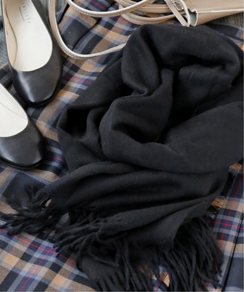 JOURNAL STANDARD relume（ジャーナルスタンダード　レリューム）の「《追加2》RELUMEウールストール（マフラー・レディース・ブラック/ライトグレー/ベージュ・FREE）」の11枚目の写真