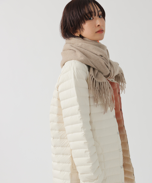 JOURNAL STANDARD relume（ジャーナルスタンダード　レリューム）の「《追加2》RELUMEウールストール（マフラー・レディース・ブラック/ライトグレー/ベージュ・FREE）」の16枚目の写真