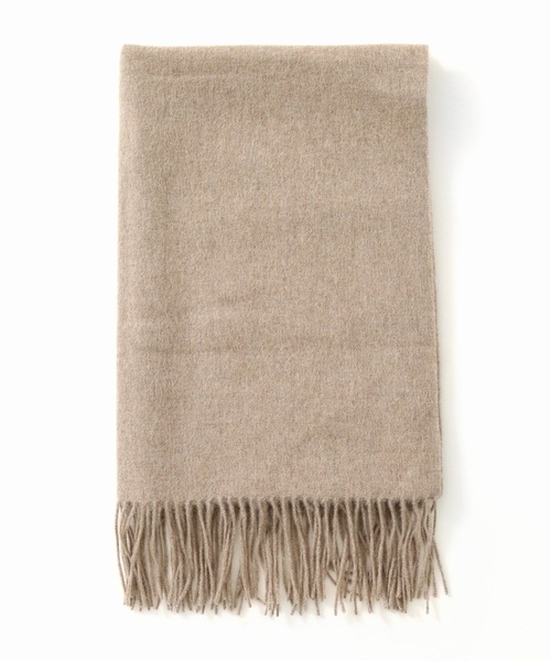 JOURNAL STANDARD relume（ジャーナルスタンダード　レリューム）の「《追加2》RELUMEウールストール（マフラー・レディース・ブラック/ライトグレー/ベージュ・FREE）」の4枚目の写真