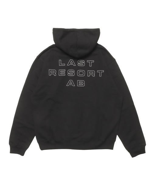 Last Resort AB（ラストリゾート・エービー）の「EUROSTYLE HOODIE　LRABD17-CS001（スウェット・メンズ・ブラック・X-LARGE/MEDIUM/LARGE）」の2枚目の写真