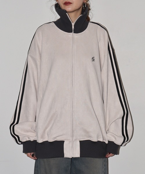 スエードポンチトラックジャケット（ブルゾン）｜atONE（アットワン